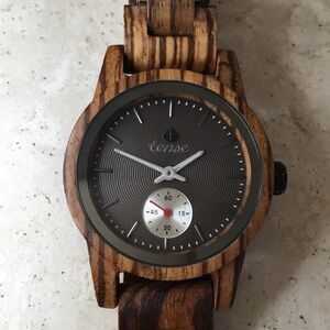 tense Wooden Watch